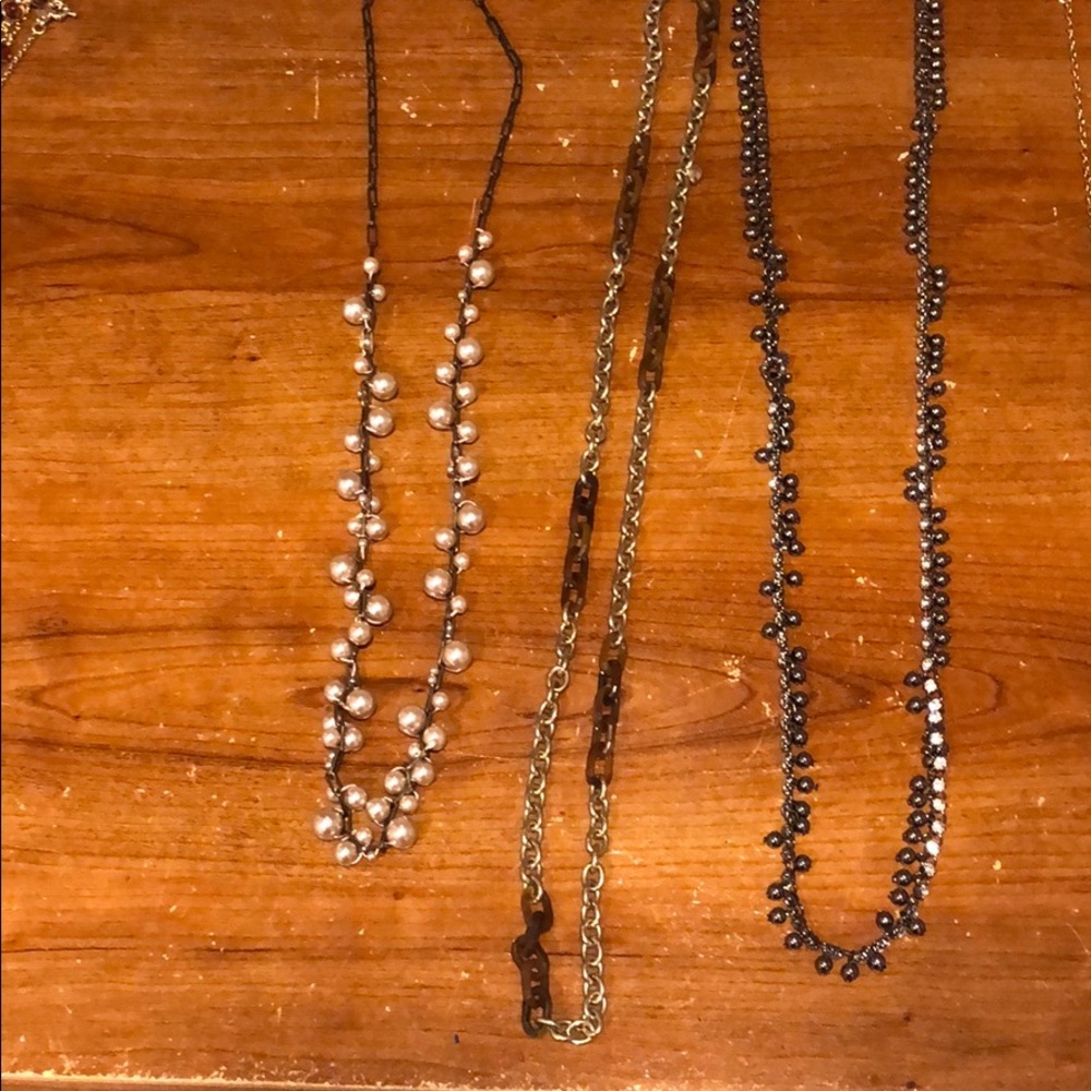 J crew long necklaces